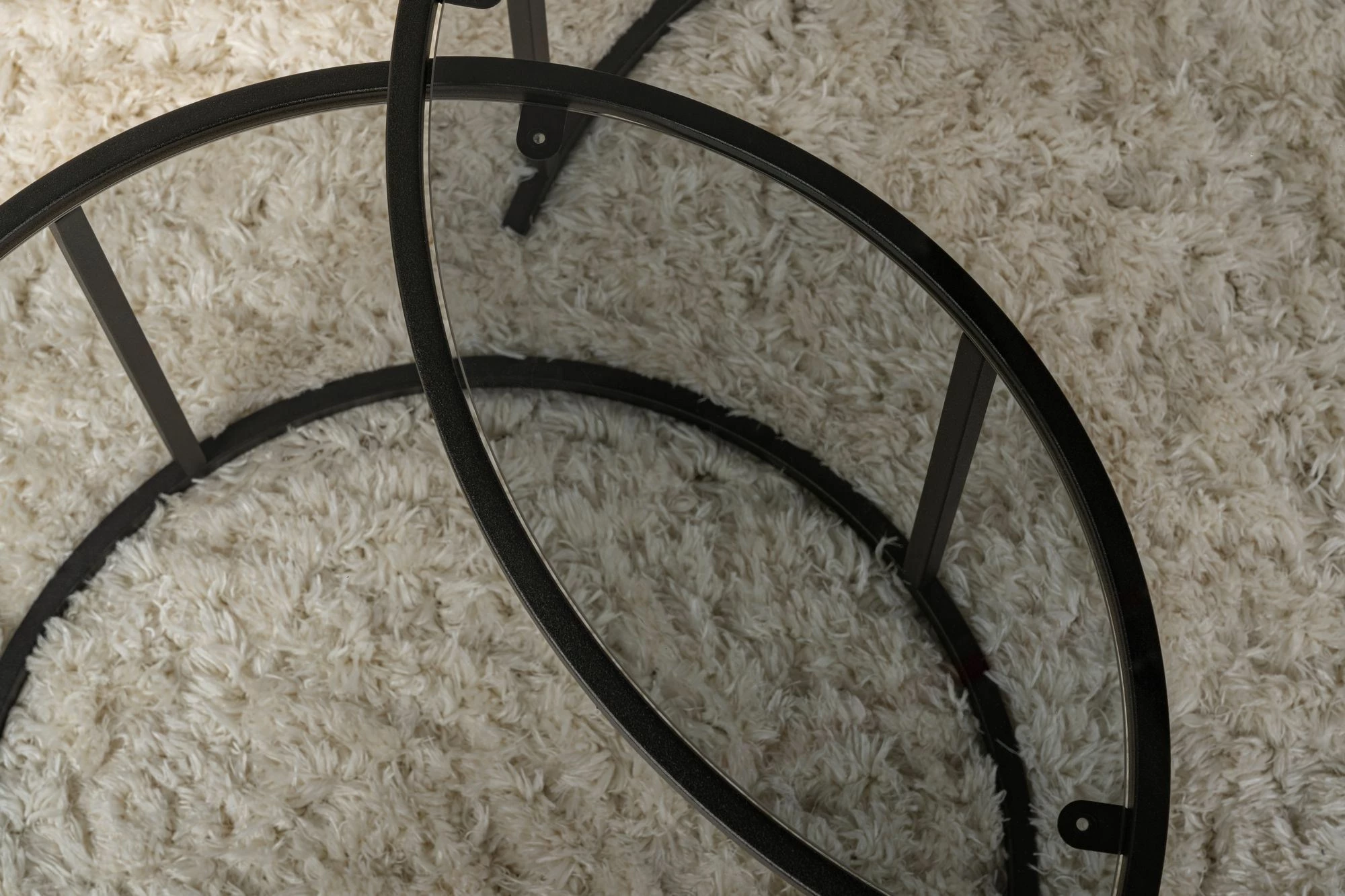 Set tavolinash kafeje Nordure, Aurum - 80, 60 - e zezë, gri