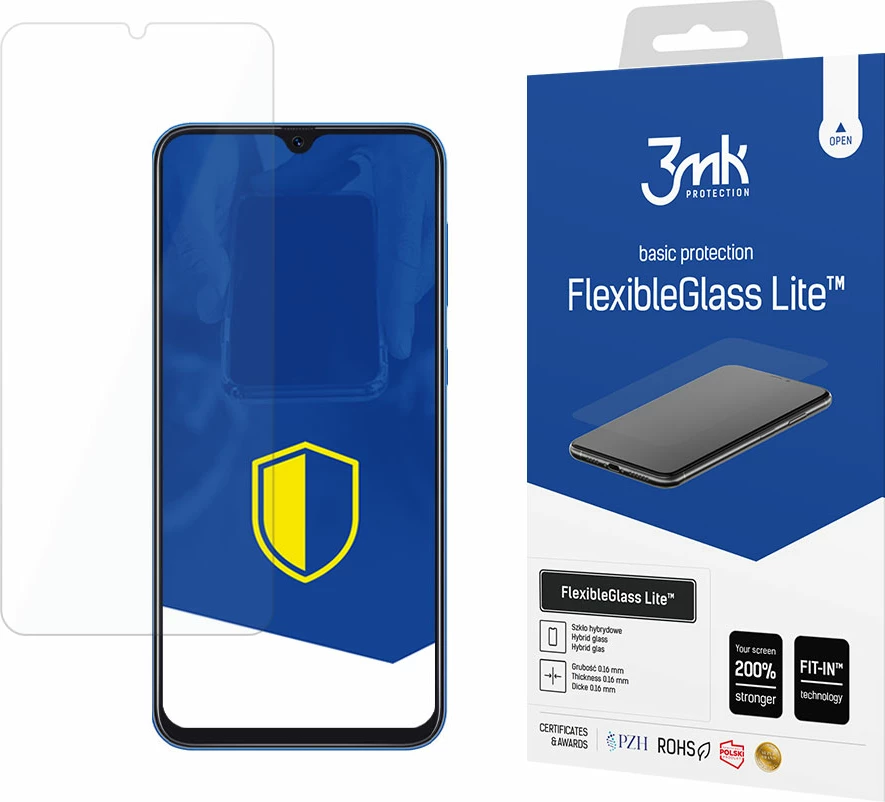 Xham mbrojtës 3mk FlexibleGlass Lite për Samsung Galaxy A50, Transparent