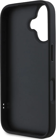 Mbështjellës DKNY Quilted Stack Logo për iPhone 16, i zi