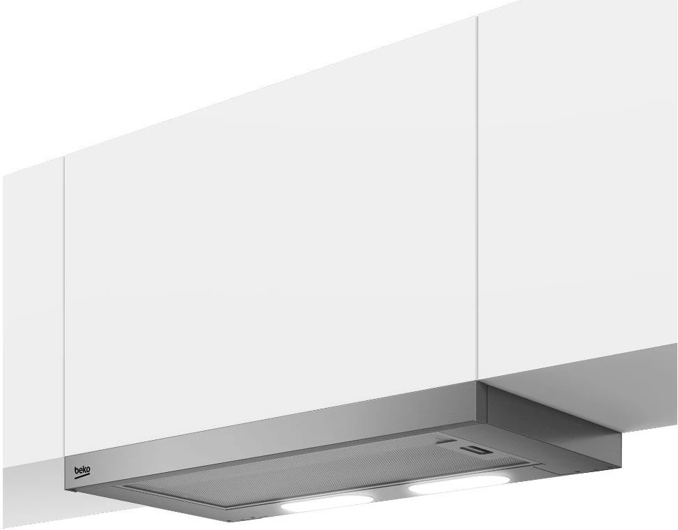 Aspirator teleskopik Beko HNT61210X, inox, 60 cm