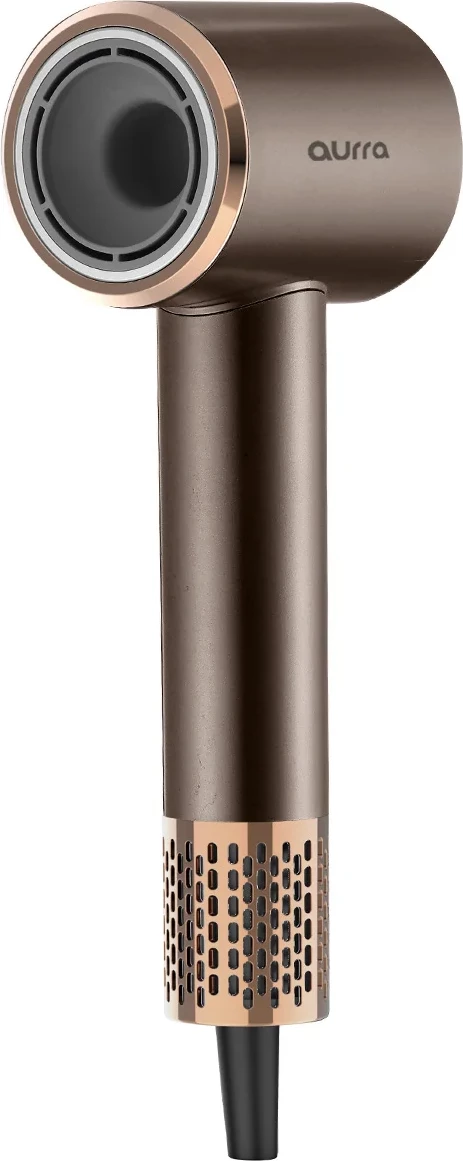 Tharëse flokësh, Elit AURRA, BLDC 110,000 rpm, 1600 W, ekran LED me ngjyra, jone, koka magnetike, lux brown