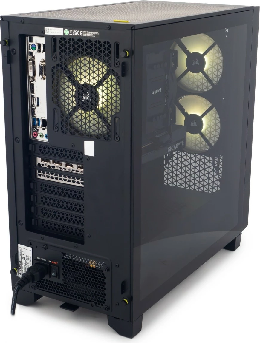 Kasë OPTIMUS E-Sport GA520T-CR2, Ryzen 5 5600X, 16 GB RAM, 1 TB SSD, Radeon RX 7600, e zezë