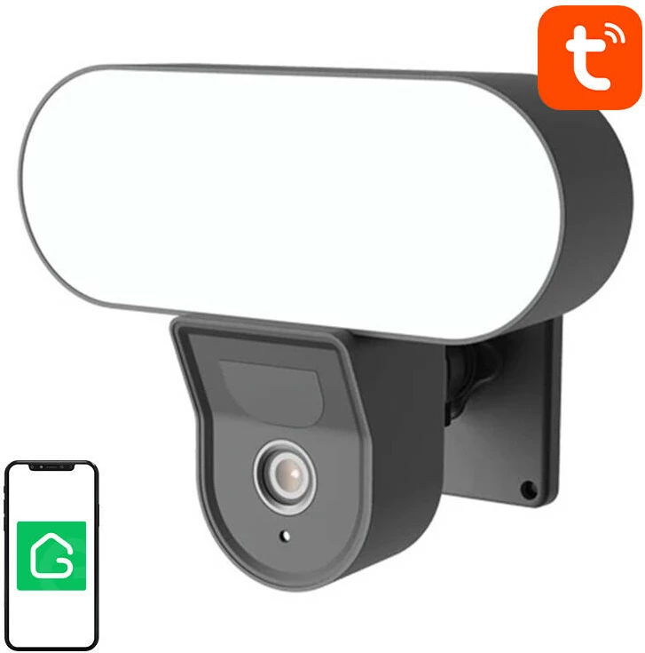 Kamerë IP e jashtme Gosund IPC3 me floodlight, Full HD, Wi-Fi, IP65, e zezë