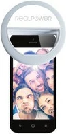Ringlight për celular Realpower, LED, 36 drita, 8.5 cm, gri