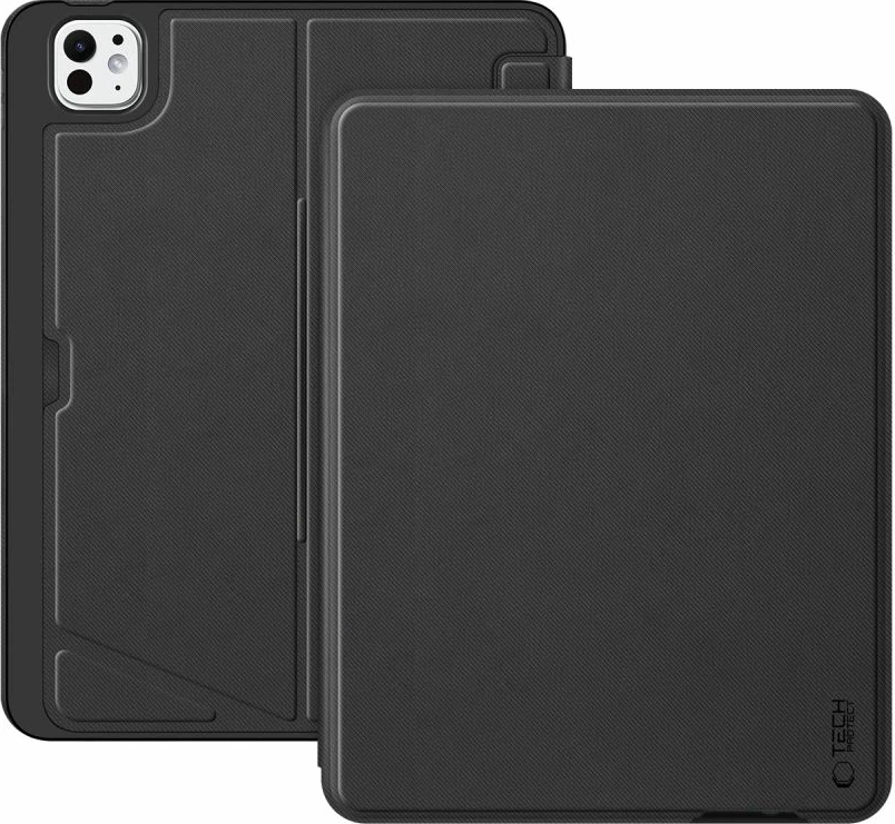 Mbështjellës me tastierë Tech-Protect SC Mag Pen për iPad Pro 11" (5th gen, 2024), i zi, me vend për stilolaps