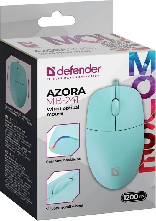 Maus Defender Azora MB-241 RF me kabllo, 1200dpi, Mint