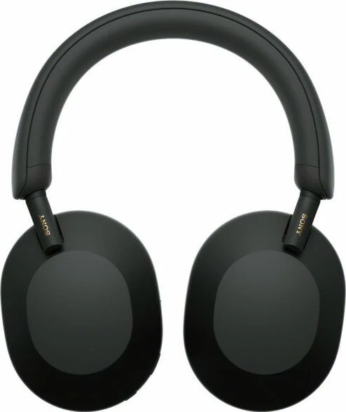 Kufje Sony WH-1000XM5 Bluetooth me ANC dhe mikrofon, të zeza, set me këllëf