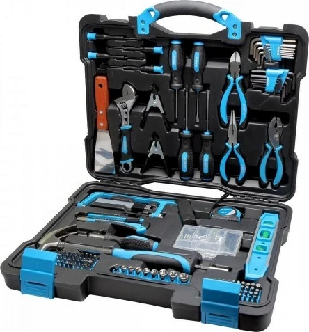 Set veglash MEGA 58144 144 copë, zi/kaltër