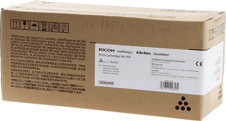 Toner Ricoh IM 350 419082 9000 faqe standard, e zezë