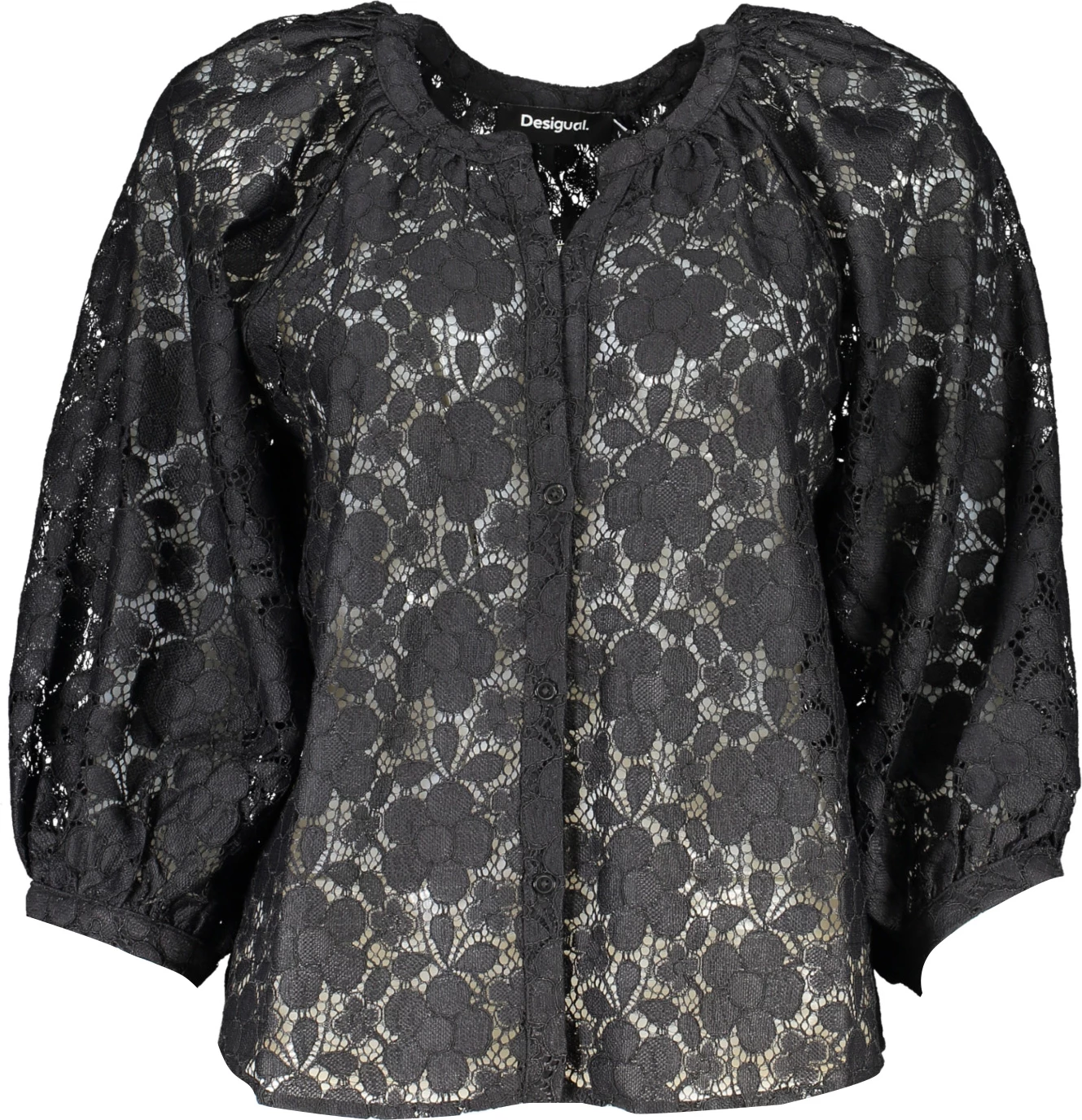 Këmishë femra Desigual, e zezë