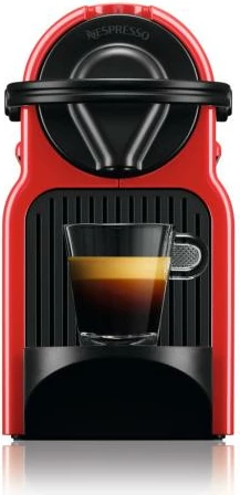 Aparat kafeje me kapsula, Krups, Nespresso Inissia XN1005, 19 bar, depo uji 0.7 L, e kuqe
