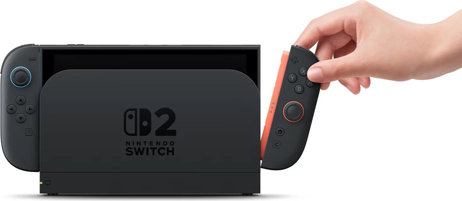 Konsolë Nintendo Switch 2 256GB 7.9\" + Mario Kart World (digjitale), Joy-Con kaltër e çelët/kuqe e çelët