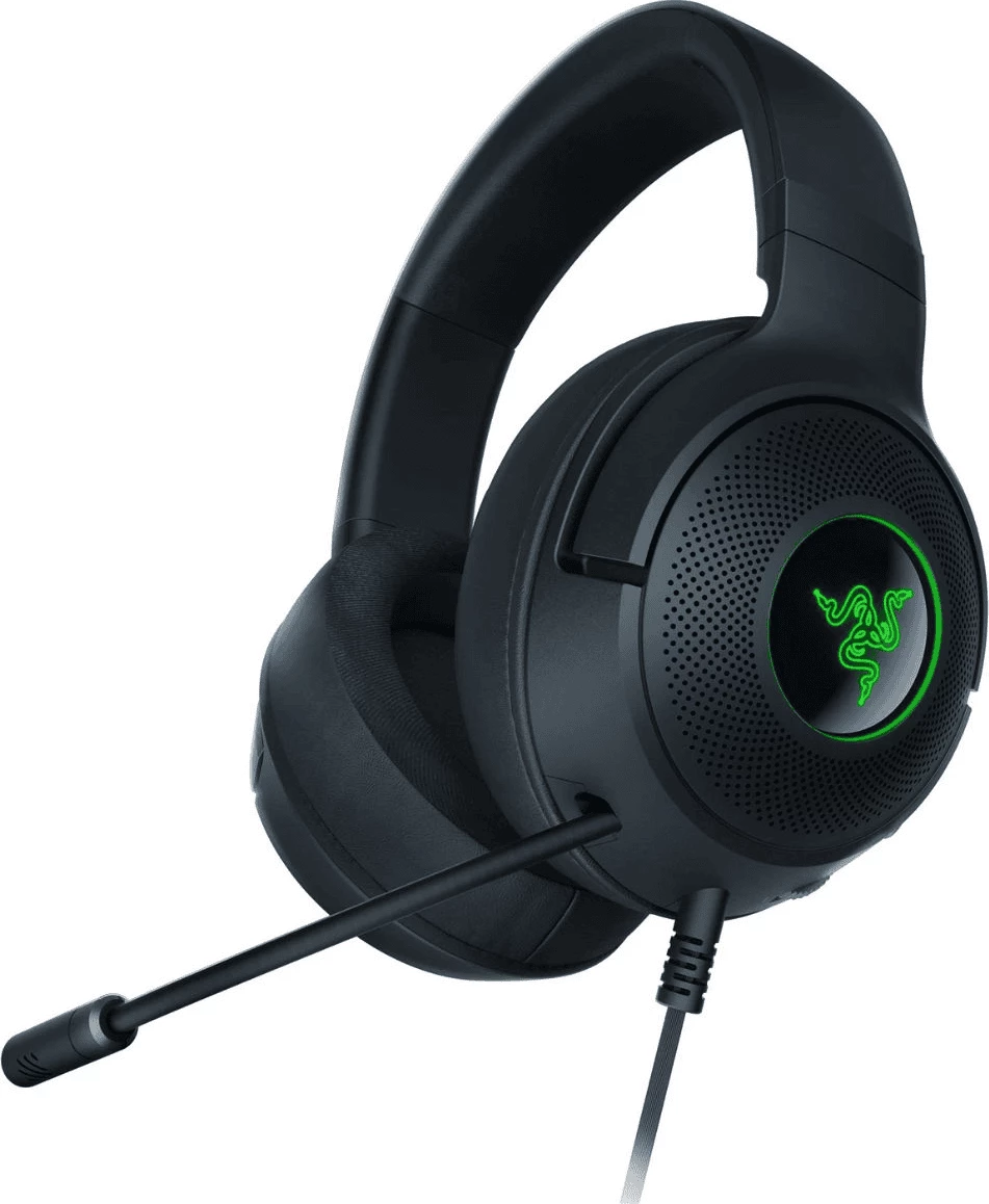 Kufje gaming me mikrofon, Razer Kraken V3 X RZ04-03750300-R3M1, me ndriçim RGB, të zeza