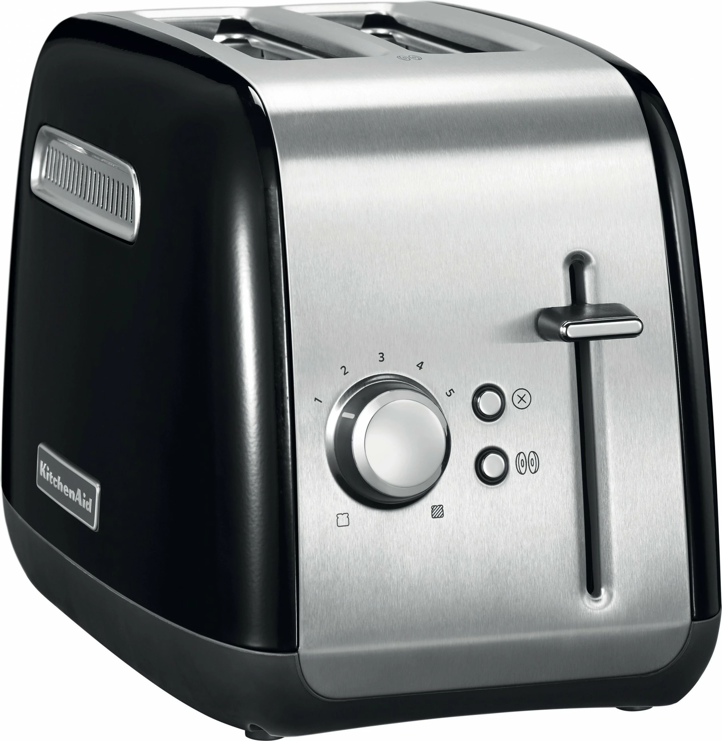 Tostier KitchenAid 5KMT2115EOB, 2 feta, 1100W, inox/zi