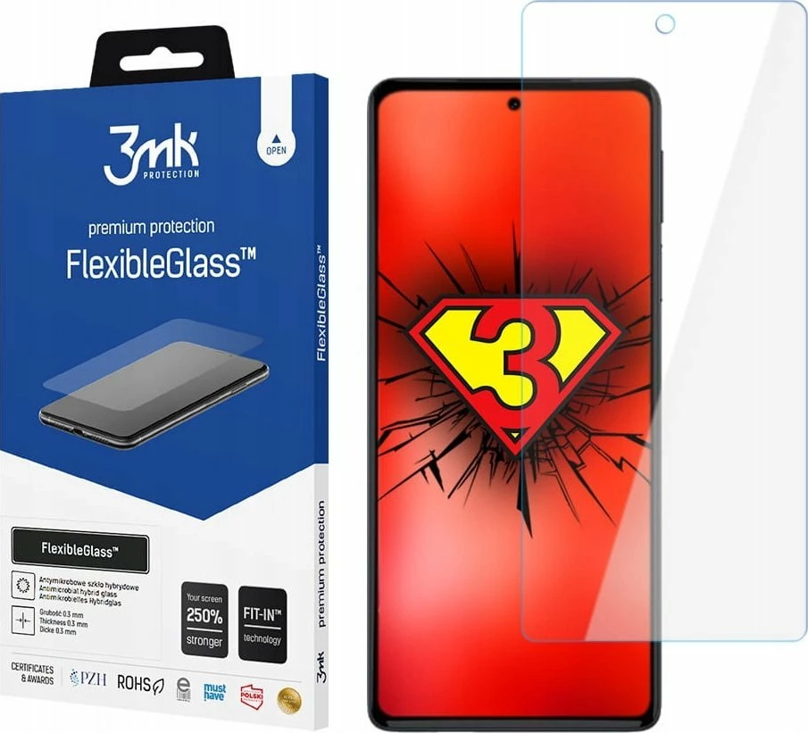 Xham mbrojtës 3MK FlexibleGlass për Samsung Galaxy A35/A55 5G, 7H, 0.3mm, 1 copë