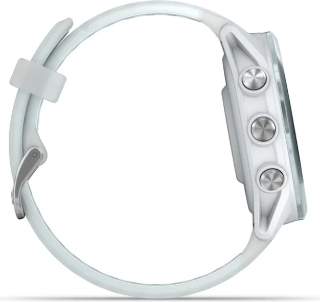 Smartwatch Garmin Forerunner® 570 Cloud Blue Aluminum, Translucent Whitestone/Cloud Blue Strap, 42 mm