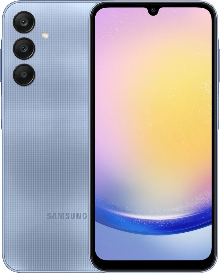 Celular Samsung Galaxy A25, 6.5", 6+128GB, DS, 5G, i kaltër