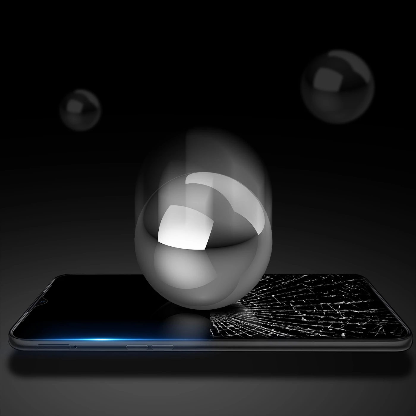 Xham i temperuar Dux Ducis 9D për Realme C35, me kornizë, i zi