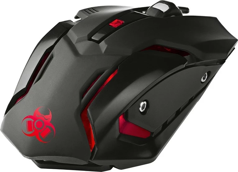 Maus Tracer GameZone ROCKY RF NANO, RGB, i zi