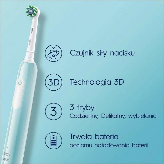 Furçë dhëmbësh elektrike Braun Oral-B PRO1, Blu