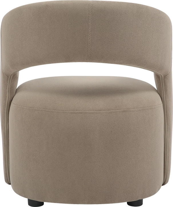 Karrige Lemouton, pëlhurë, ngjyrë gri-bezhë, 69.5x66x80cm