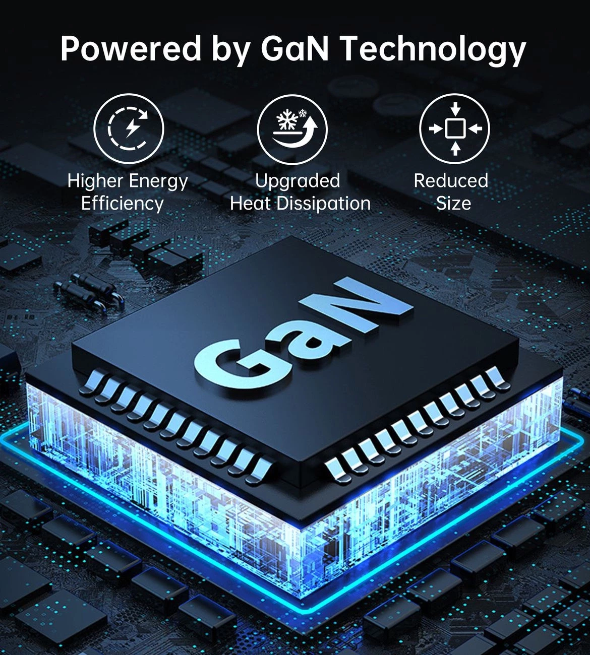 Karikues muri Choetech PD8008, 100W, 2x USB-C, 2x USB-A, i bardhë