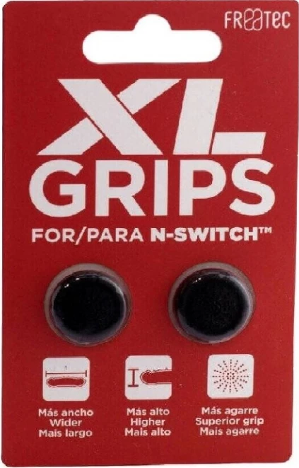 Grip për analog FR-TEC Grips Pro XL për Nintendo Switch Joy-Con, 2 copë, e zezë