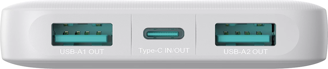 Powerbank Joyroom JR-PBF12, 10000mAh, 3 porta, i bardhë