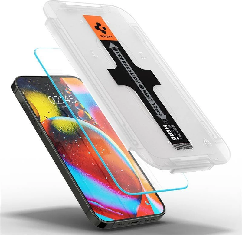 Xham mbrojtës privacy Spigen Glas.tR EZ Fit për iPhone 13 Pro Max, 2 copë