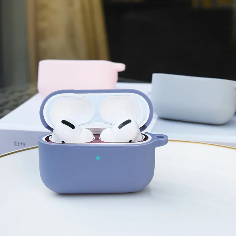 Mbështjellës Tech-Protect Icon Hook për AirPods Pro/Pro 2, i zi, me karabiner