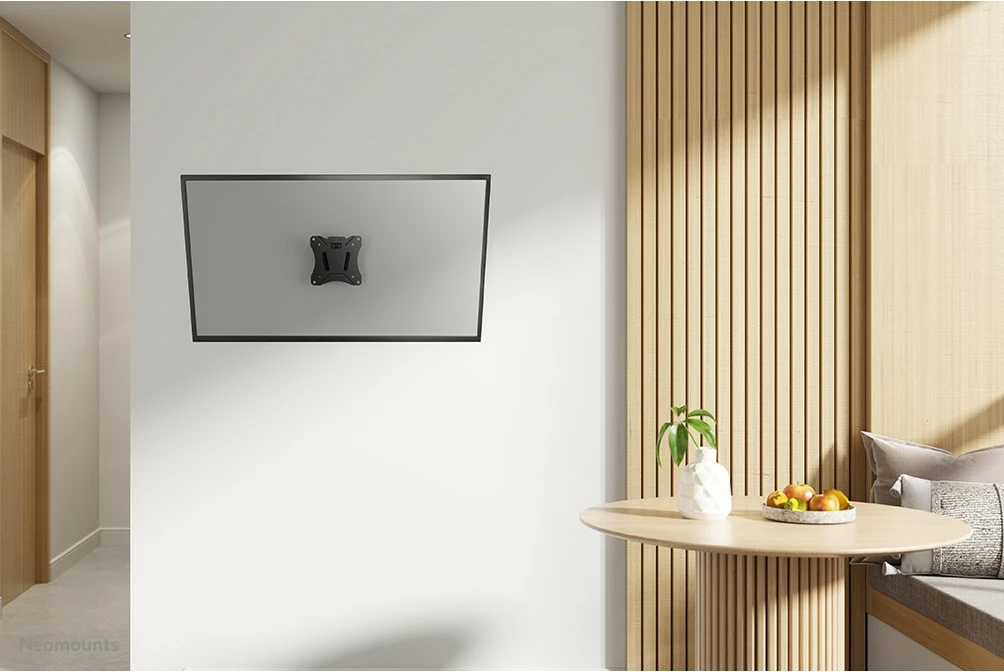 Mbajtës muri për monitor/TV Newstar NM-W60BLACK, 10-30", çelik, i zi, tiltable