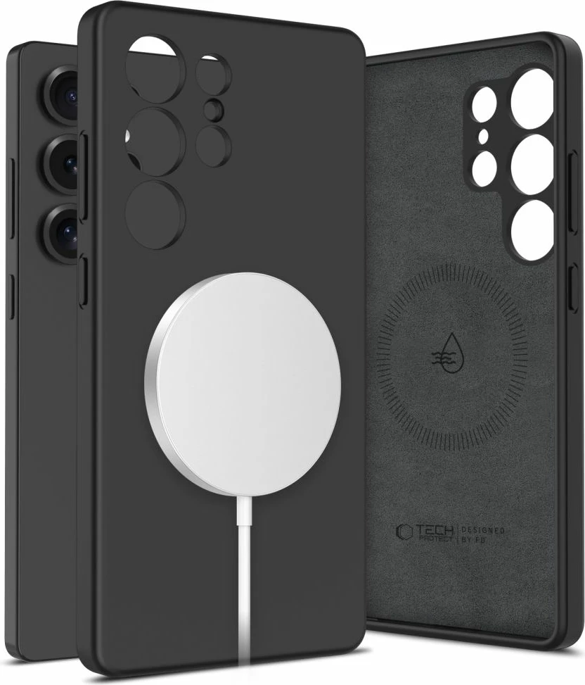 Mbështjellës Tech-Protect Liquid Silicone MagSafe për Samsung Galaxy S25 Ultra, Vjollcë