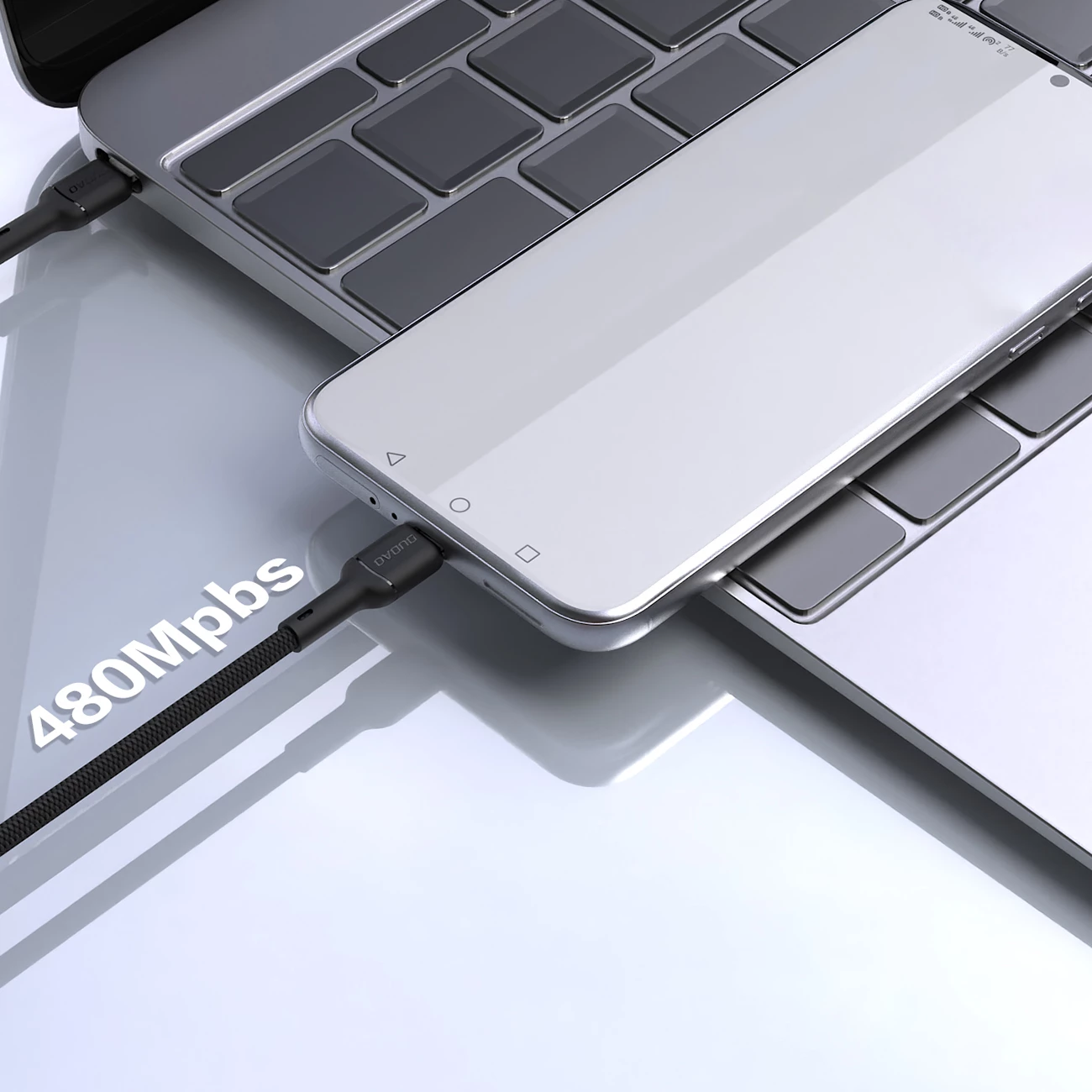 Kabllo Dudao L9X, USB-C në Lightning, 1m, 30W, e zezë