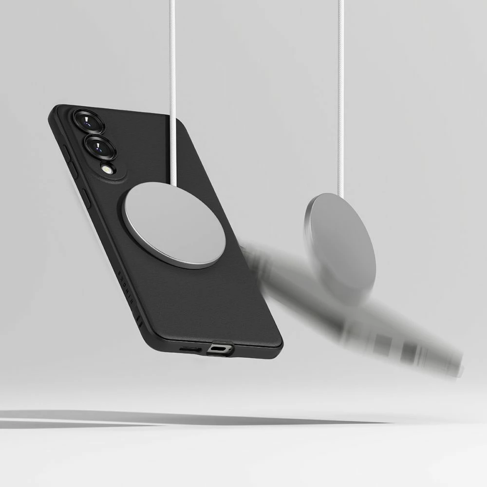 Mbështjellës Ringke Onyx Magnetic Magsafe për Samsung Galaxy S25 Edge, i zi