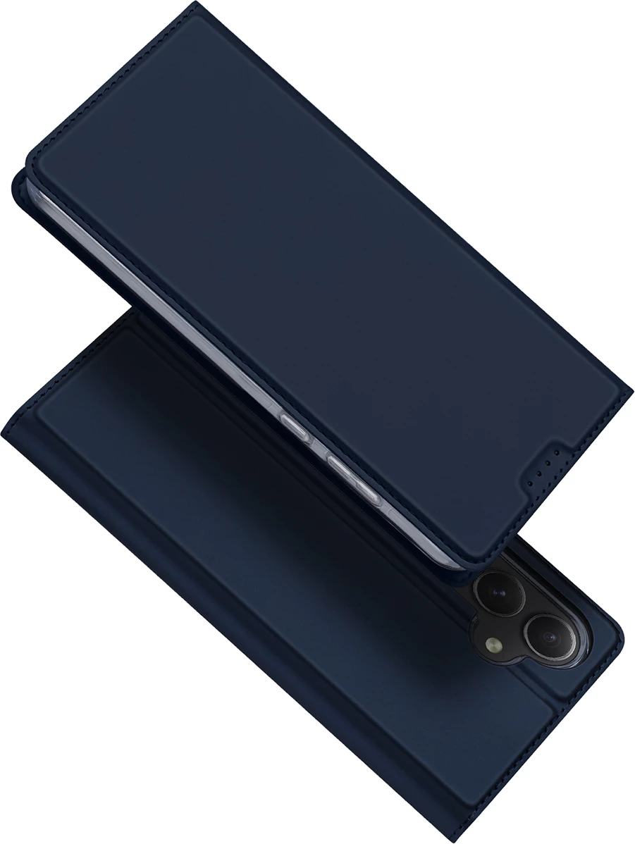 Mbështjellës Dux Ducis Skin Pro për Samsung Galaxy A55 5G, me kapak dhe xhep për kartela, Kaltër