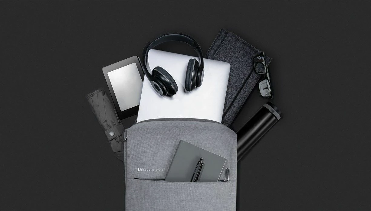 Çantë shpine, Xiaomi Mi City Backpack 2 15.6\", MI3768299, rezistente ndaj ujit, gri e errët
