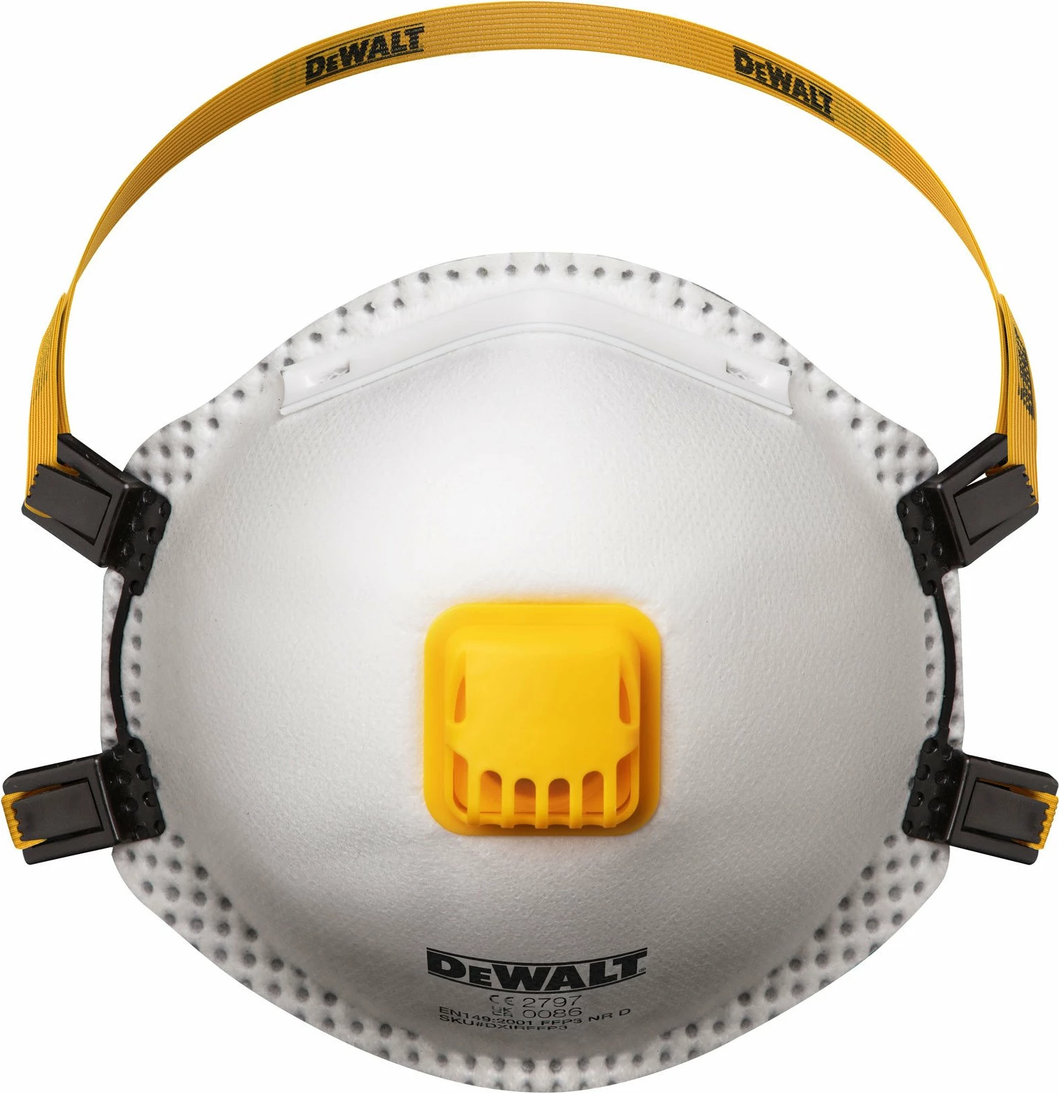 Maskë mbrojtëse Dewalt DXIRFFP32 FFP3 me valvul, 2 copë