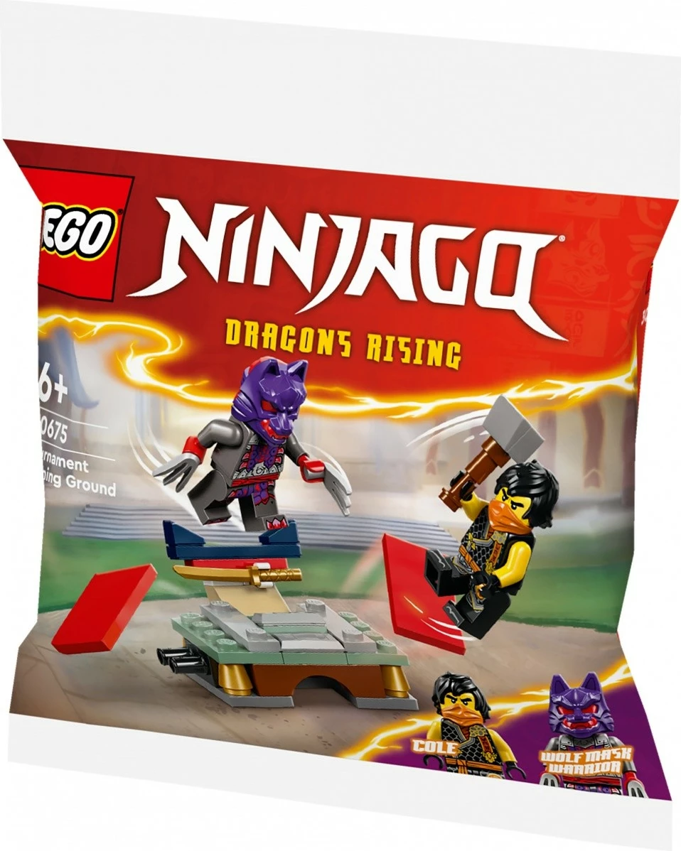 Set LEGO Ninjago 30675 Tournament Training Ground, 49 pjesë, për fëmijë