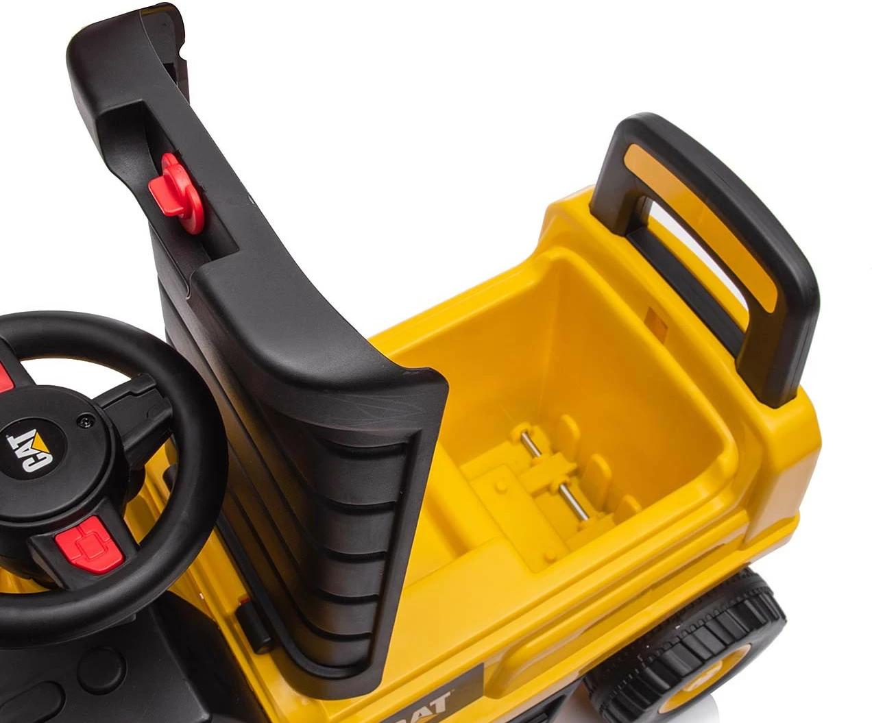Ekskavator ride-on Milly Mally CAT 5298, plastikë, për djem, verdhë/zezë