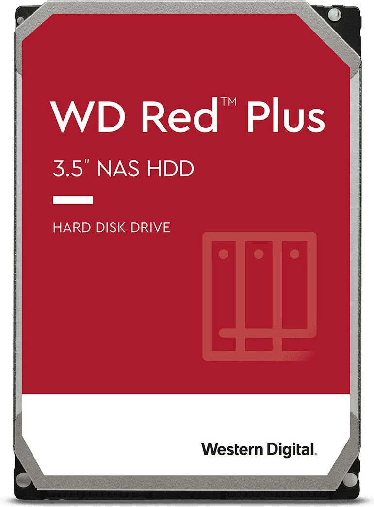 Hard disk Western Digital WD Red Plus, 12 TB, 7200 RPM, 3.5", Serial ATA III