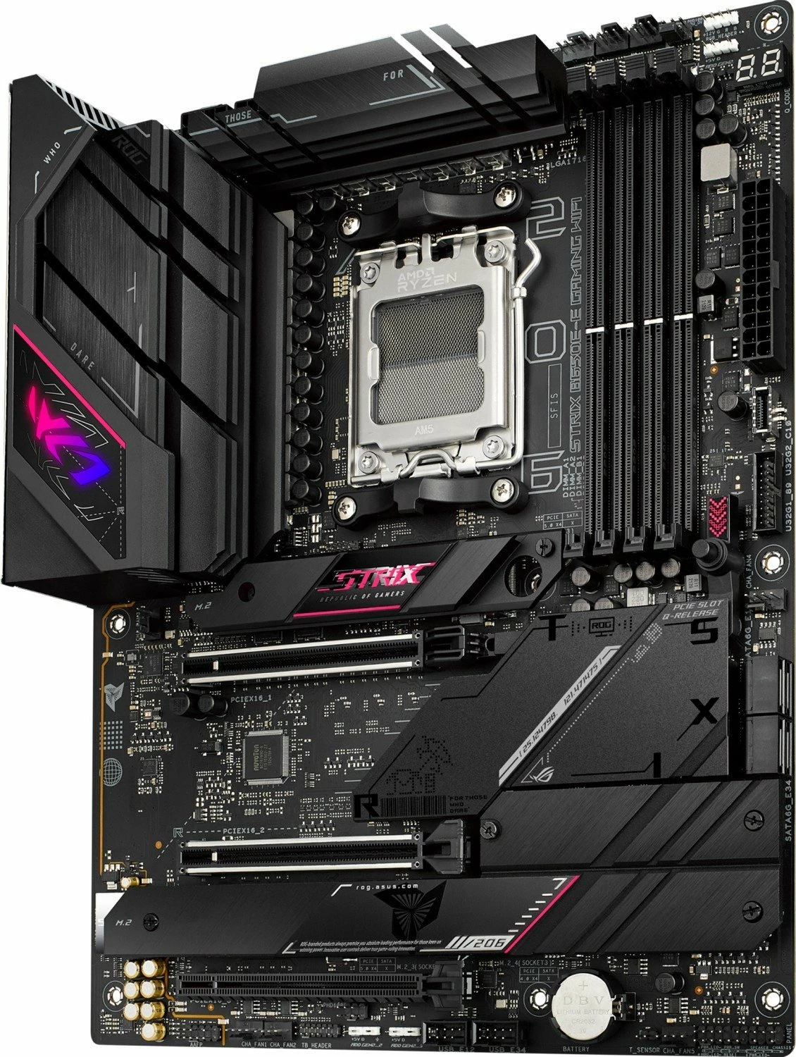 Pllakë amë Asus ROG Strix B650E-E Gaming WiFi ATX DDR5 PCIe 5.0 WiFi 6E, e zezë