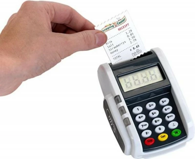 Terminal pagese lodër Klein 9333, me karta, i bardhë/zi, për fëmijë