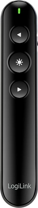 Prezantues wireless LogiLink ID0190, nano receiver, laser pointer i kuq, i zi