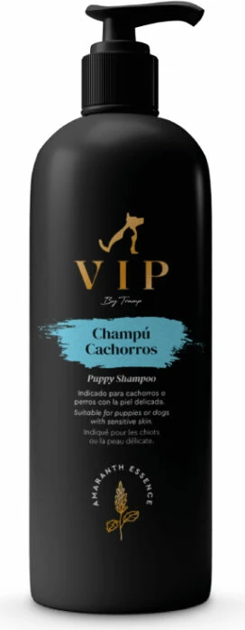 Shampo natyral për qenushë Tramp VIP by Tramp 250 ml, e zezë