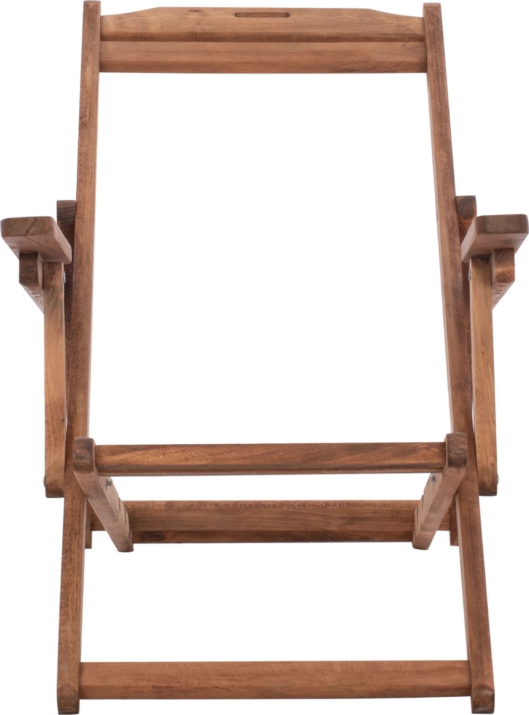 Karrige lounge Limnos me krah, ngjyrë arre, FH5799.01, 62.5x97x105 cm