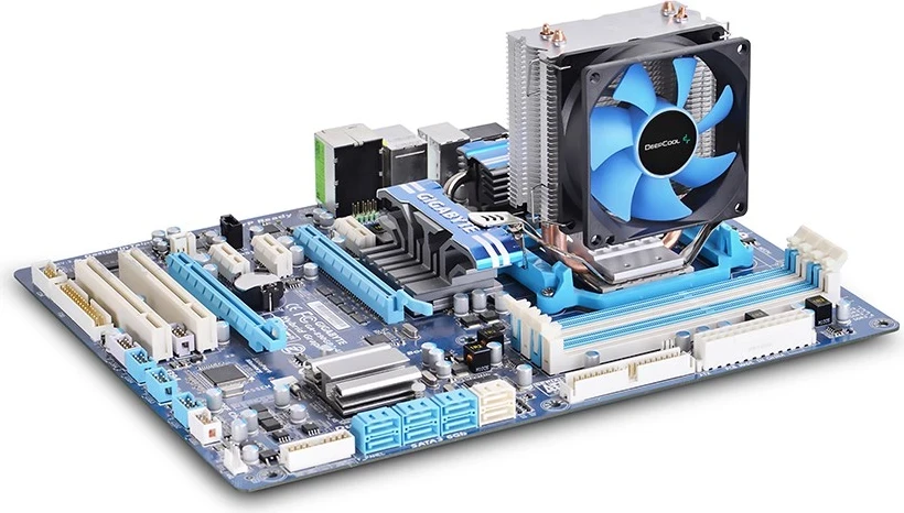 Ftohësi i Procesorit DeepCool ICE EDGE MINI FS V2.0, 8 cm, Zi, Blu, Argjendtë