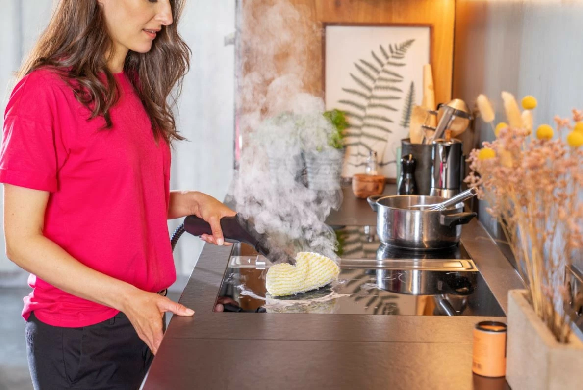 Set mbulesash për grykë dore, Karcher 2.863-344.0, mikrofiber, kompatibile me SC 1–SC 5, 2 copë, bardhë/verdhe