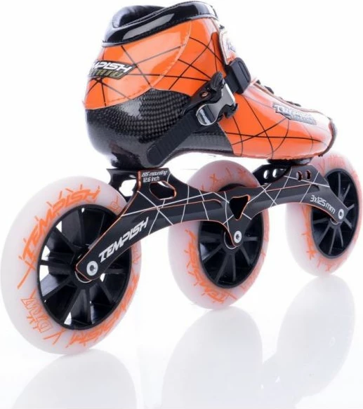 Rollera për meshkuj Tempish, të bardha me portokalli