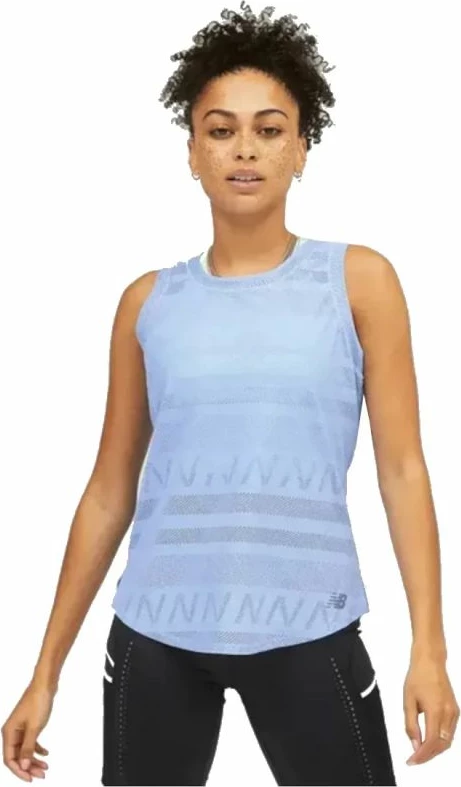 Maiçe për femra New Balance, modeli Q Speed Jacquard Tank, ngjyrë vjollcë