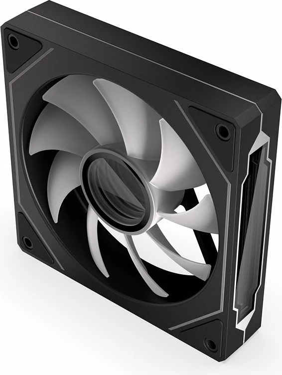 Ventilator PC Krux Corvus 120 ARGB KRXE006 120mm PWM 1600RPM, zi/bardhë, 1 copë